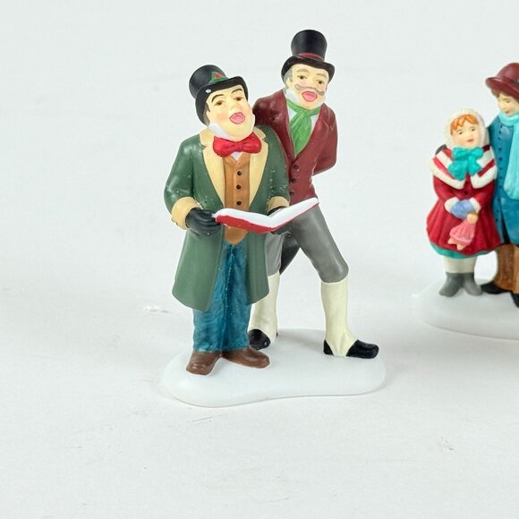 Heritage Village Collection Christmas Carolers Figurine Set Of 3 Hand-Painted Ho - Picture 3 of 12
